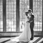 24 Black and white wedding portrait - Lairmont Manor Wedding - Bellingham wedding photographer