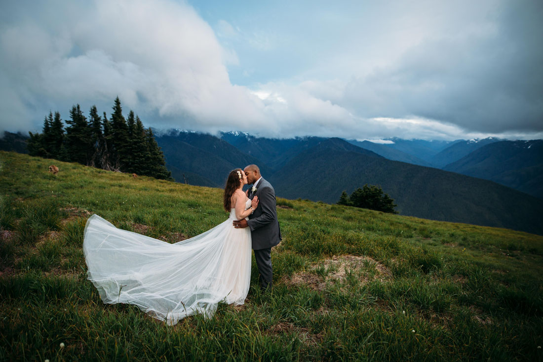 Hurricane Ridge Elopement | Olympic Peninsula Wedding Photographer